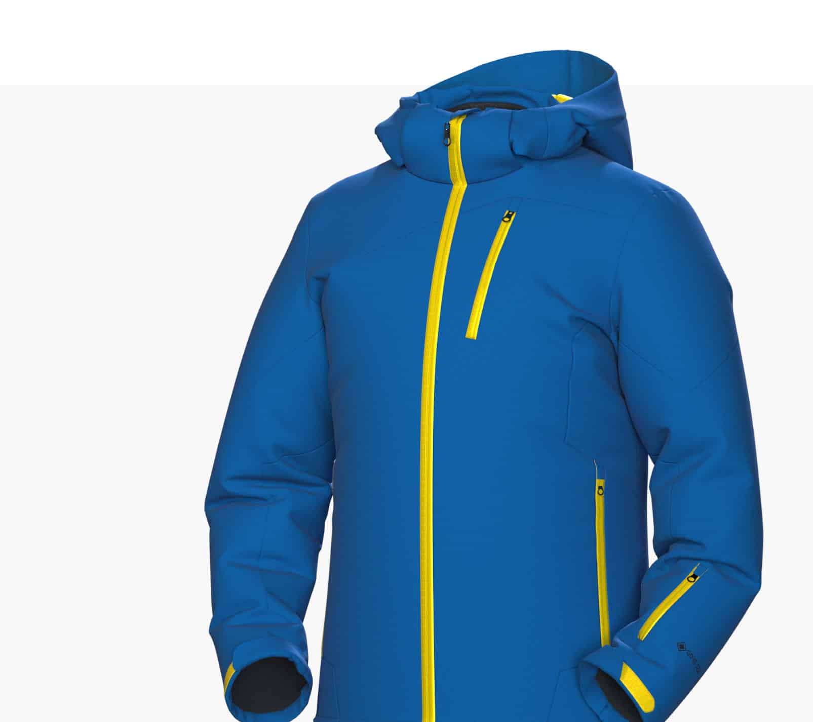 Blue ski jacket
